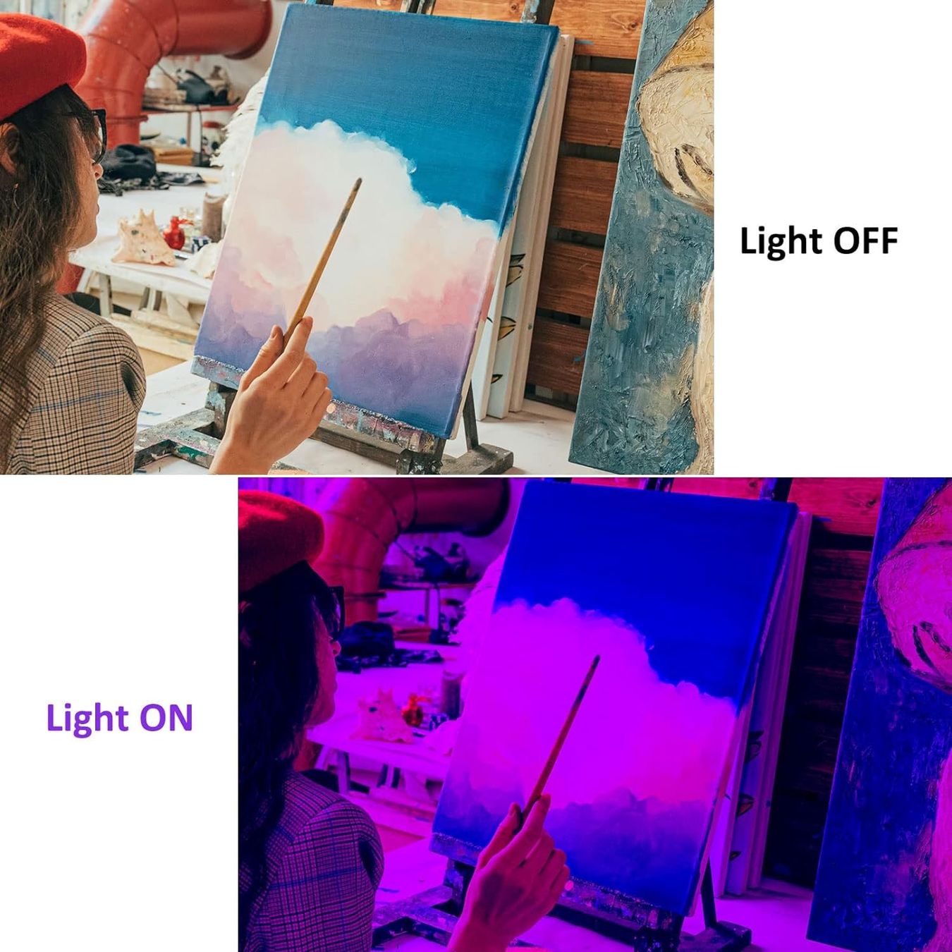 Lampen: 2 Stück Glühbirne E27 UV LED 9W mit Schwarzlichteffekt – Neu und originalverpackt aus Châtelaine von topshop.switzerland 6