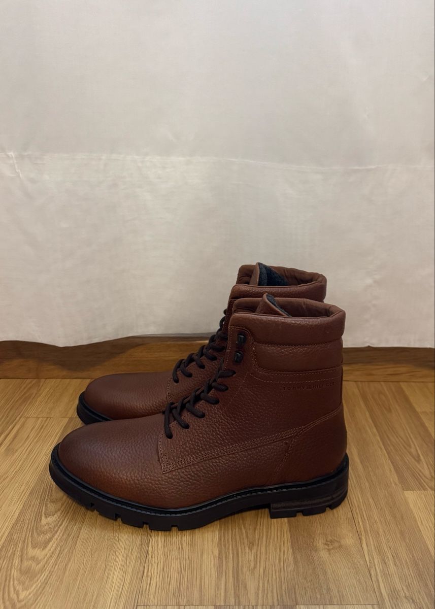 Tommy Hilfiger Scarpe da uomo: Tommy Hilfiger Lederstiefel – Nuovo e nell'imballaggio originale da Zürich venduto da alexandragarcia1
