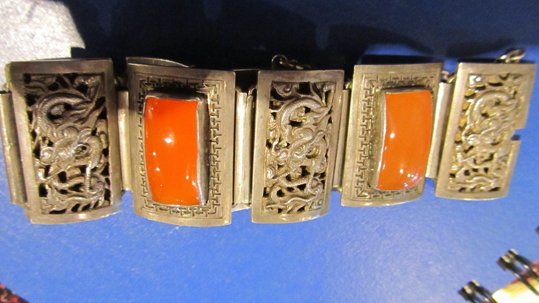 Bracciali & Braccialetti: Armband mit Carneolen – Usato da Bischofszell venduto da Joachim-115 3