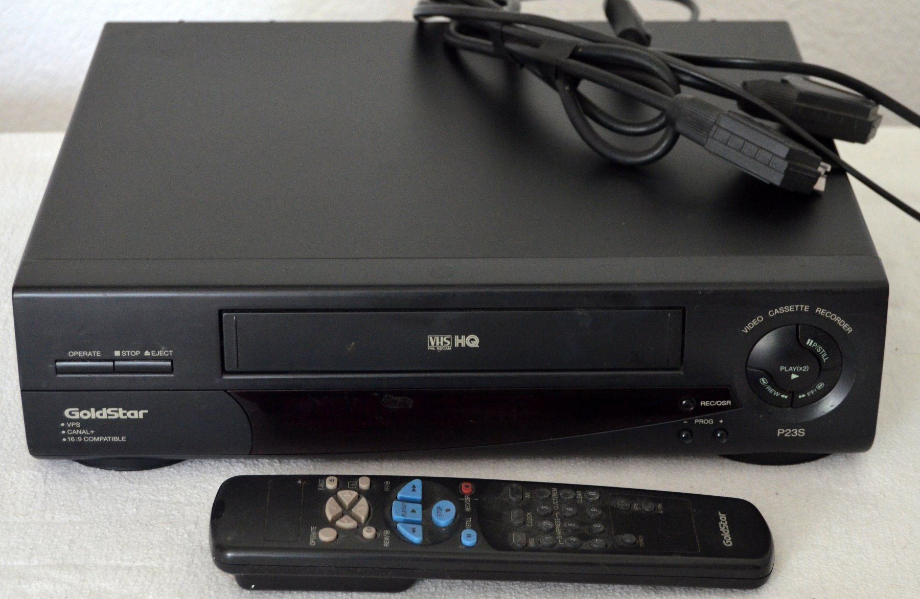 Aufnahmegeräte: Videorecorder VHS Goldstar P23S magnétoscope – Gebraucht aus Collonges von arashee