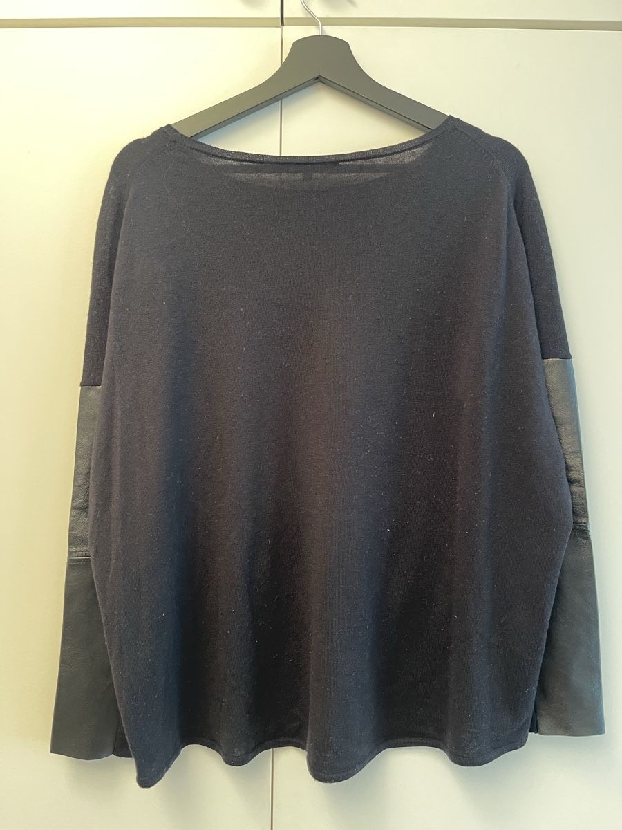 Maje Maglioni & Felpe: MAJE sweater with leather sleeves – Usato da Castagnola venduto da Car2X2N 1