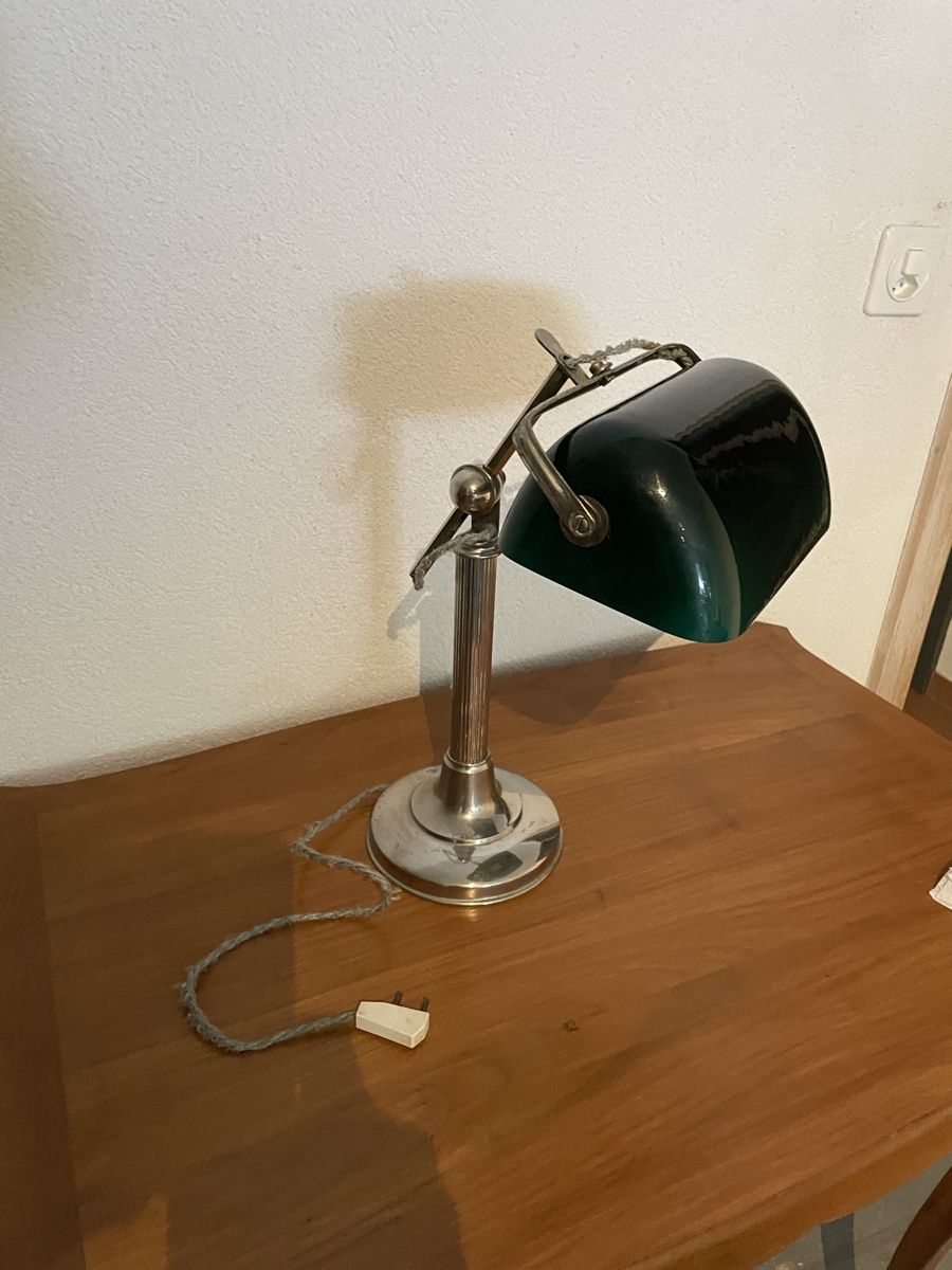 Lampes: Lampe de bureau ancienne  – D'occasion à Lamboing par christopheO 6