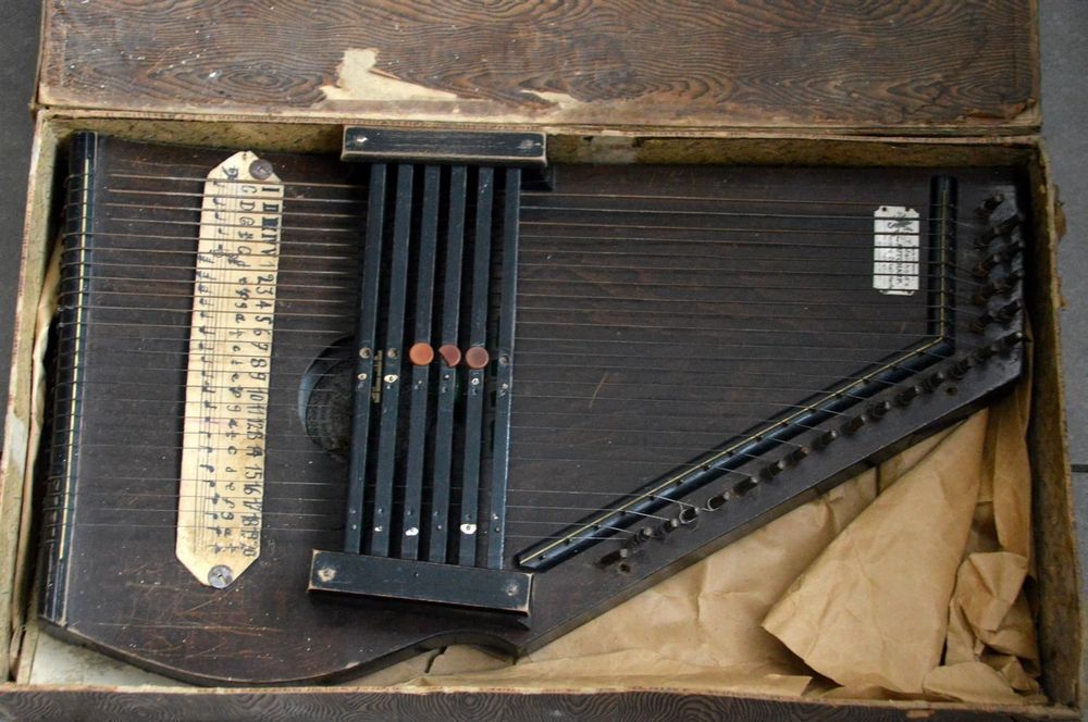 T. Meinhold's / Autoharp Zither Harfe / cithare harpe Kaufen auf