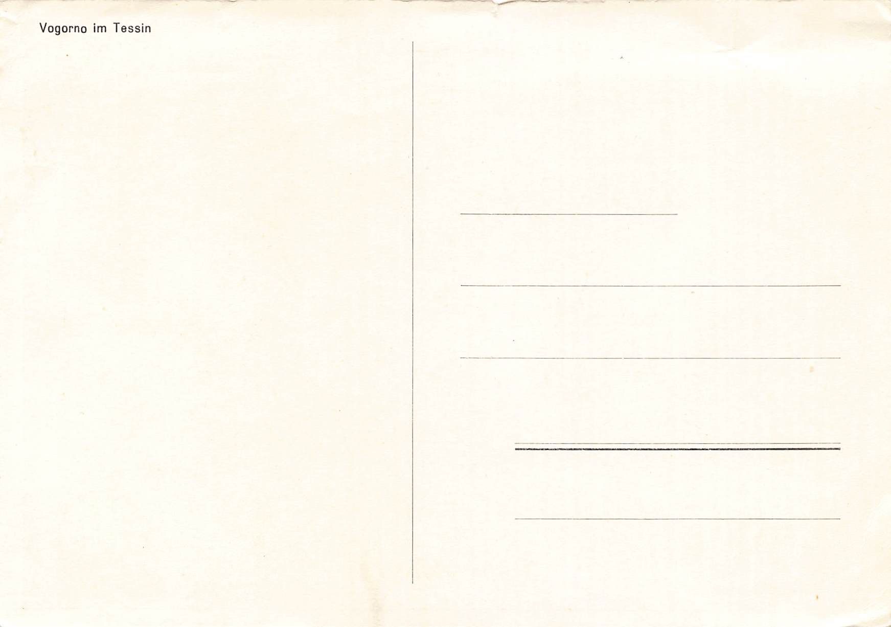 Cartoline postali: Vogorno Verzasca – Usato da Biasca venduto da Blenio71 1