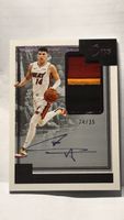 2019-20 Panini One Tyler Herro Rookie Patch On card Auto /35
