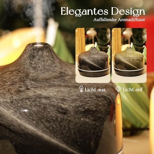 Luftbefeuchter: Aroma Diffuser 500ml Handgeblasen Glas Luftbefeuchter Öle – Neu und originalverpackt aus Hundwil von Stallone5 6