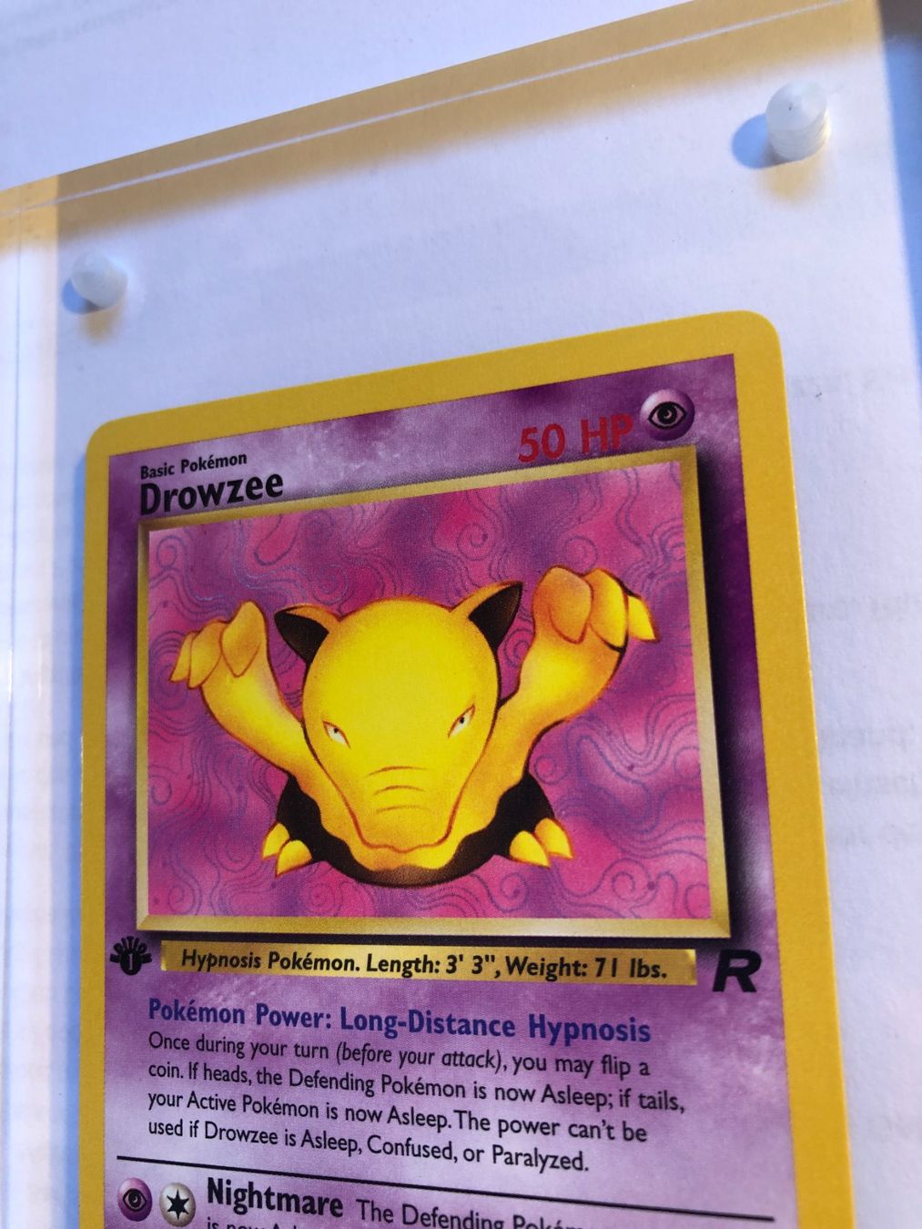 Sammelbilder & Trading cards: Drowzee 1st Team Rocket - MINT - ab 1.- – Gebraucht aus Giubiasco von dan_pr8b 3