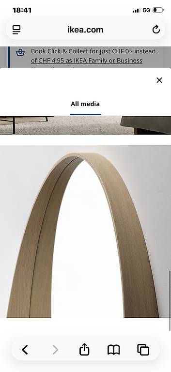 Ikea Spiegel: Ikea stockholm spiegel eiche 80cm – Neu (gemäss Beschreibung) aus Dübendorf von rocki07 1