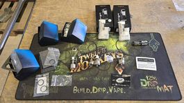 Dwarf verdampfer 3x und akkuträger E-zigarette vape