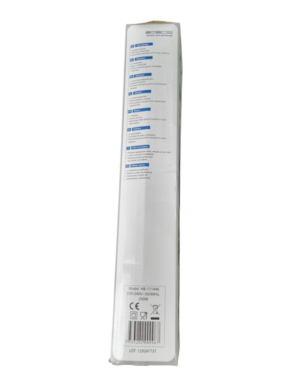 Elettrodomestici da cucina: EMERIO Edelstahl Stabmixer – Nuovo e nell'imballaggio originale da Wangen b. Olten venduto da Restwert_Wangen 2