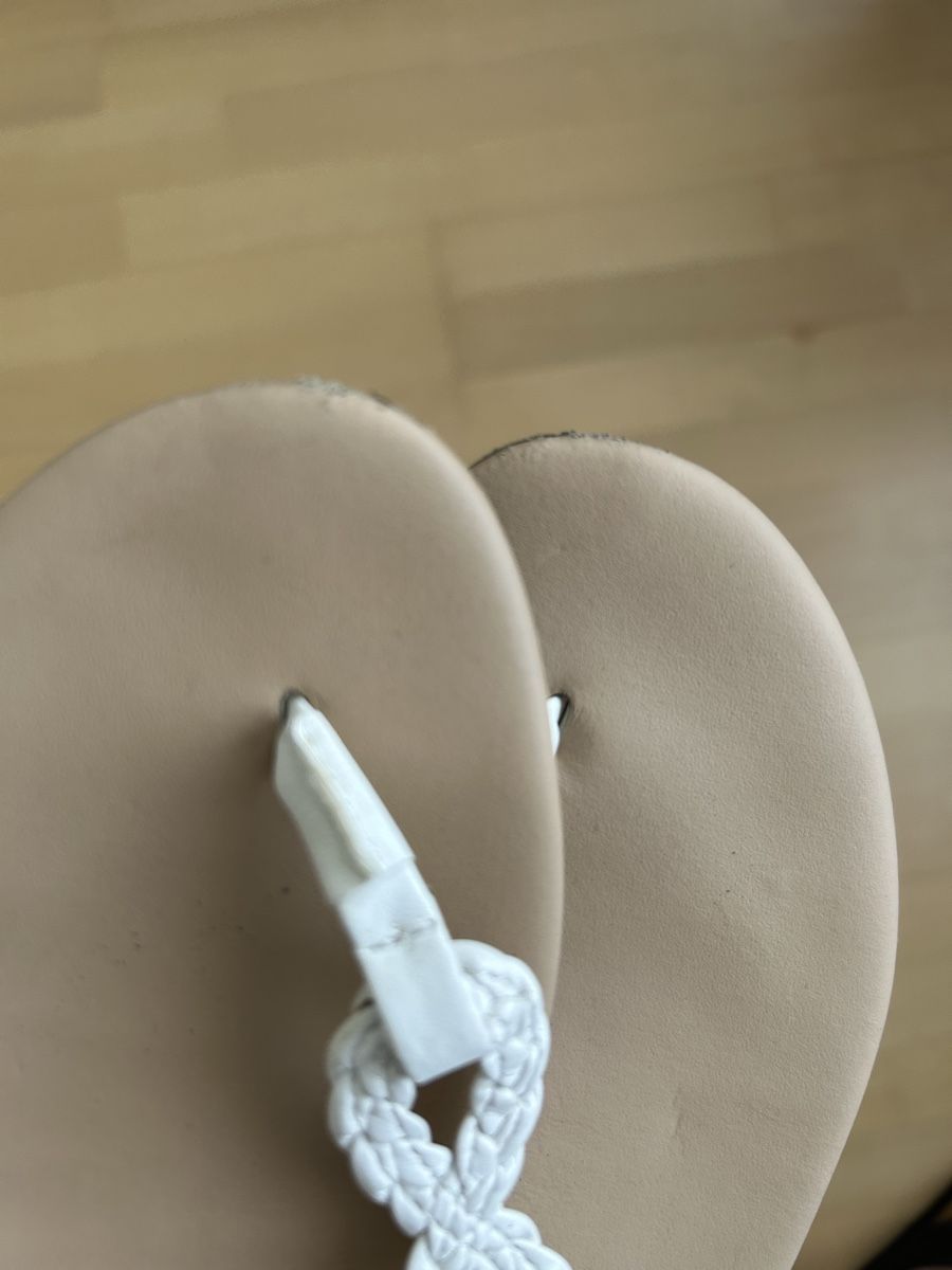 Scarpe da donna: Flip-Flop Sandale weiss Gr. 40 – Usato da Reinach BL venduto da meinstil 2