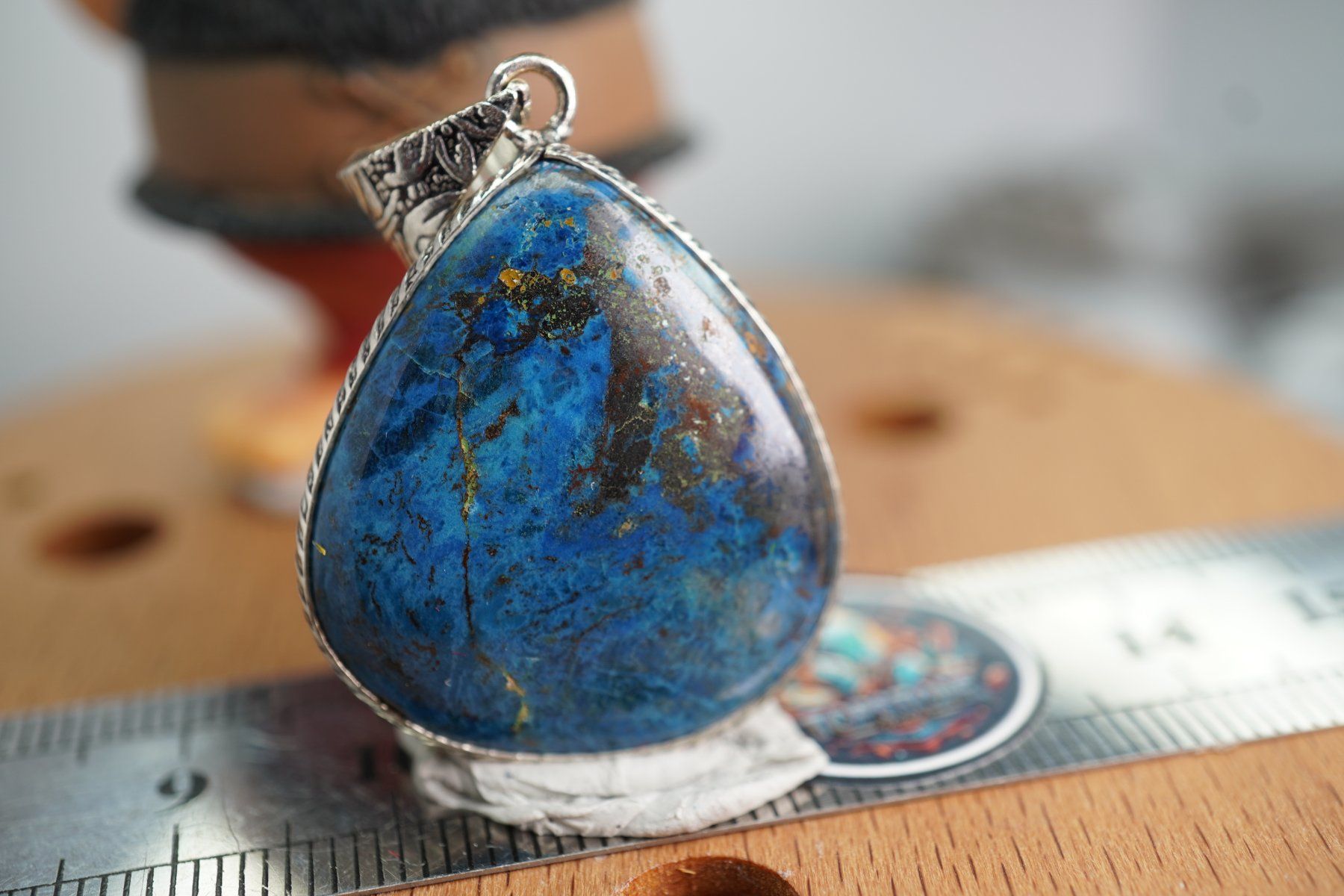 Mineralien & Heilsteine: Azurit Blau            Anhänger  Räumung – Neu und originalverpackt aus Eschenbach SG von topstone 4