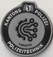 Kantons Polizei Logistik Patch, Polizeitechnik Neuwertig!