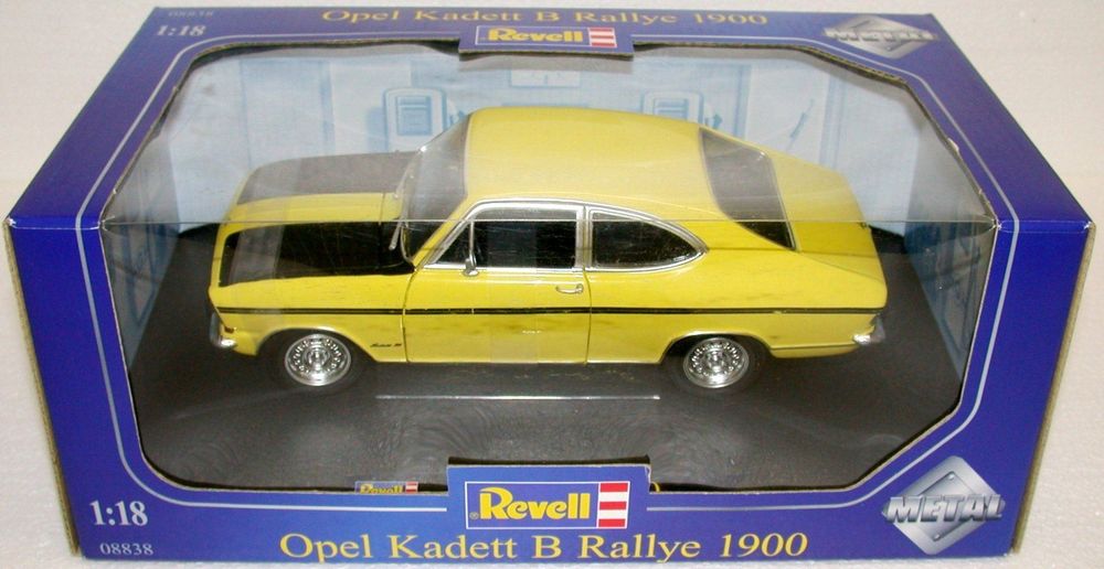 Revell 1/18 Opel Kadett Olympia A Coupé 1968 Blanche – état Neuf