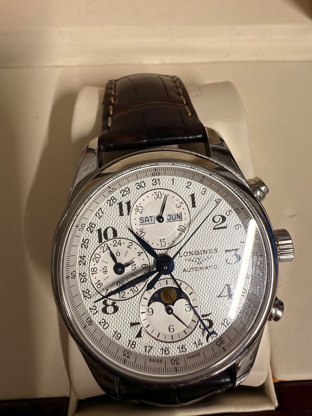 Longines Montres: Longines Master Collection Moonphase 42mm - Full Set – D'occasion à Ettenhausen TG par solid89 6