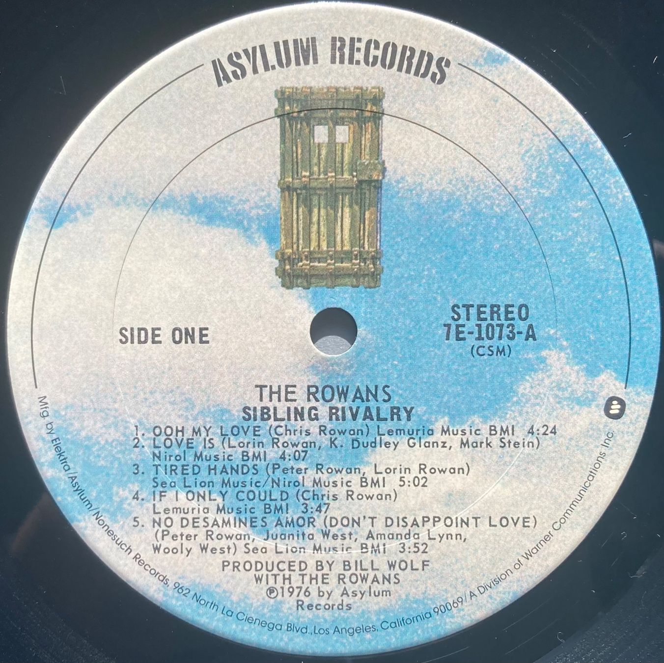 Schallplatten: THE ROWANS - SIBLING RIVALRY – Gebraucht aus Poliez-Pittet von Newtown-Records 3