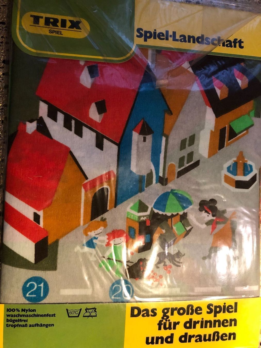 Giochi: TRIX-Spiel-Landschaft 7022 100%Nylon – Nuovo e nell'imballaggio originale da Burgdorf venduto da Gedora 4