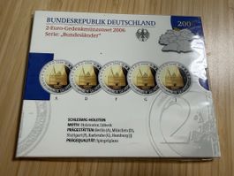 Germany 2-Euro Coin Set 2006 Schleswig-Holstein new