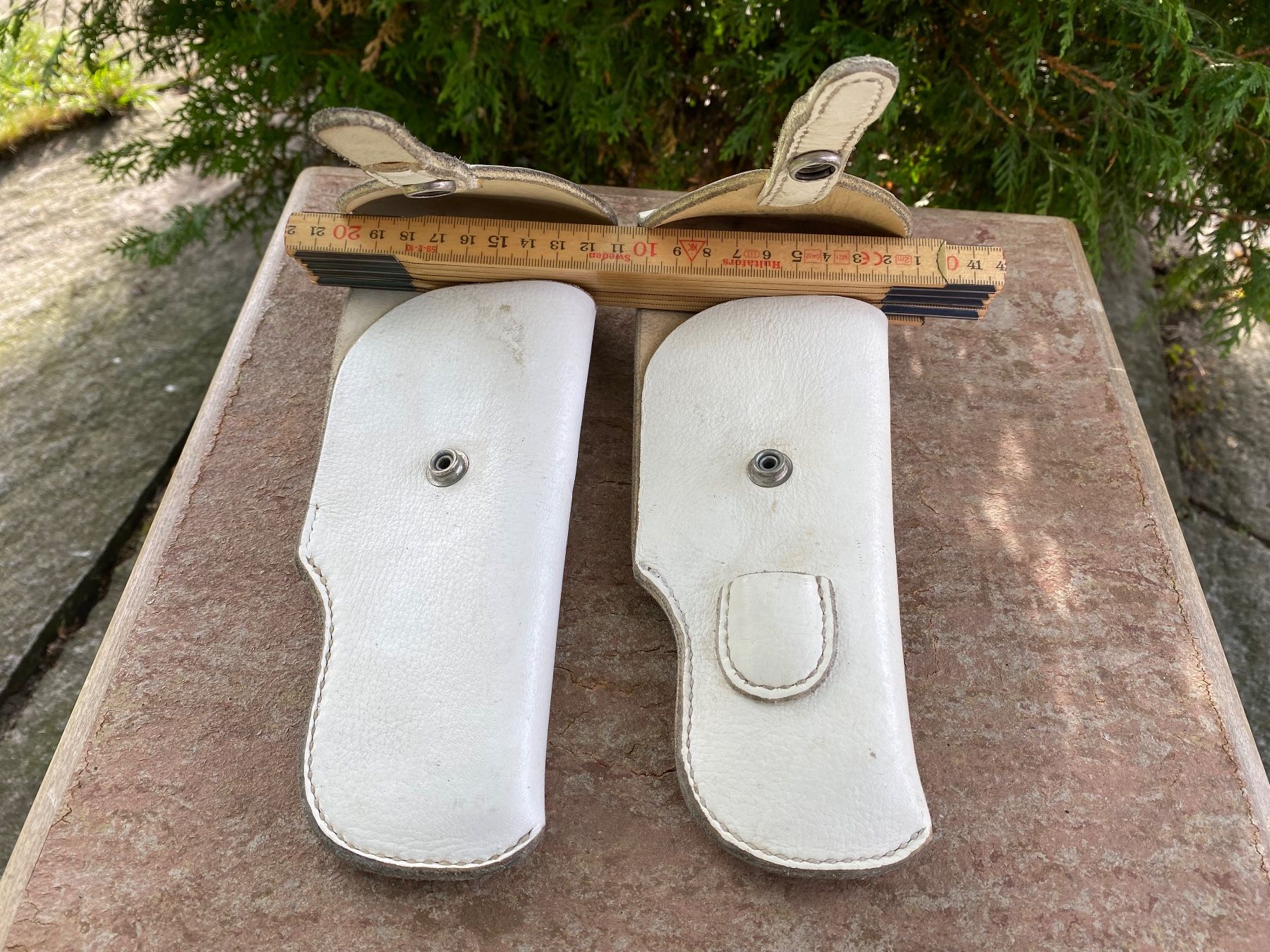 Tiro a segno: 2 originale Pistolenholster Militärpolizei / Heerespolizei – Usato da Feldbach venduto da Olive1 8