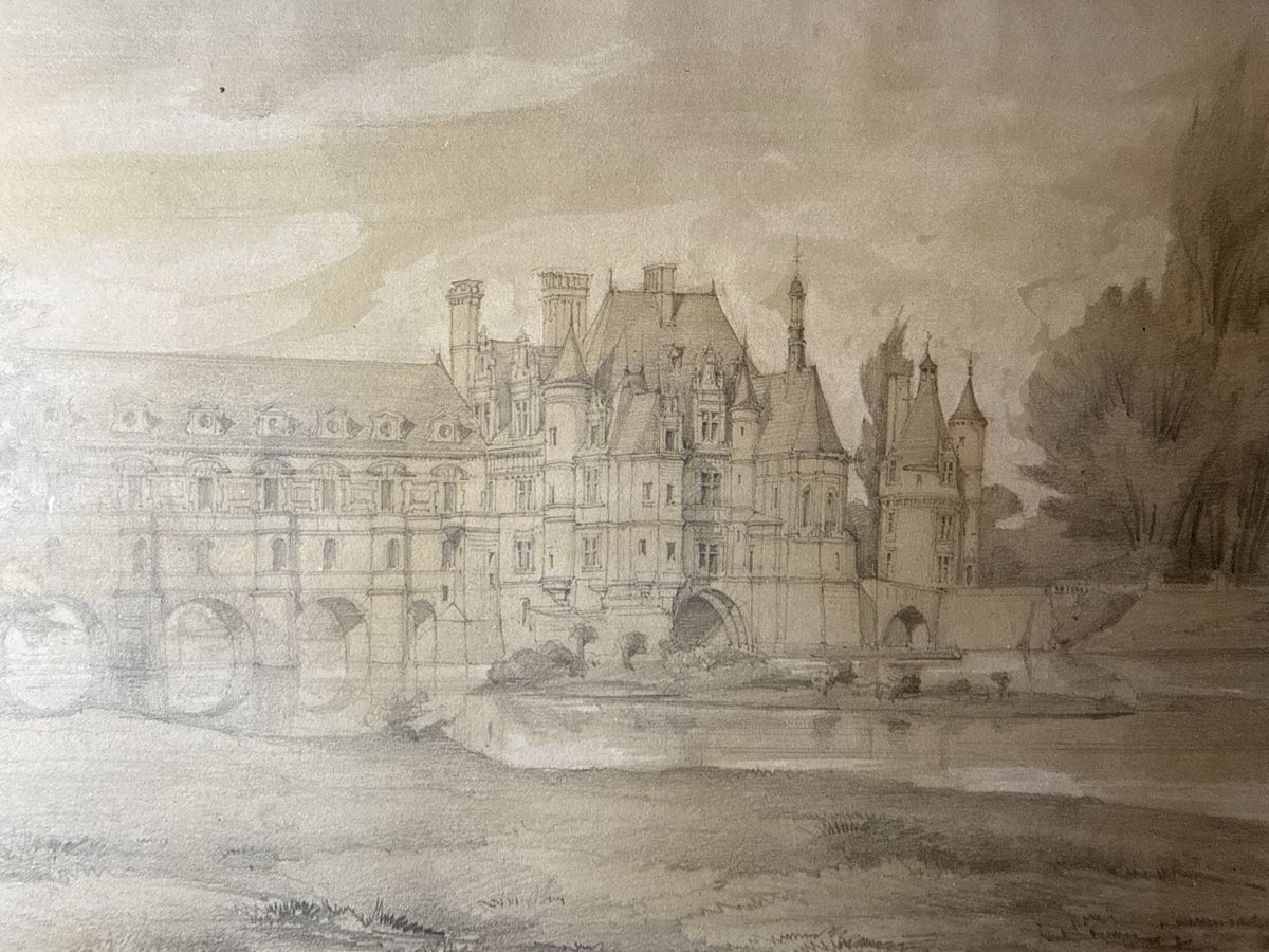 Dipinti: De PURY Paul Dessin de Chenonceaux – Usato da Schmitten FR venduto da Hohezelg