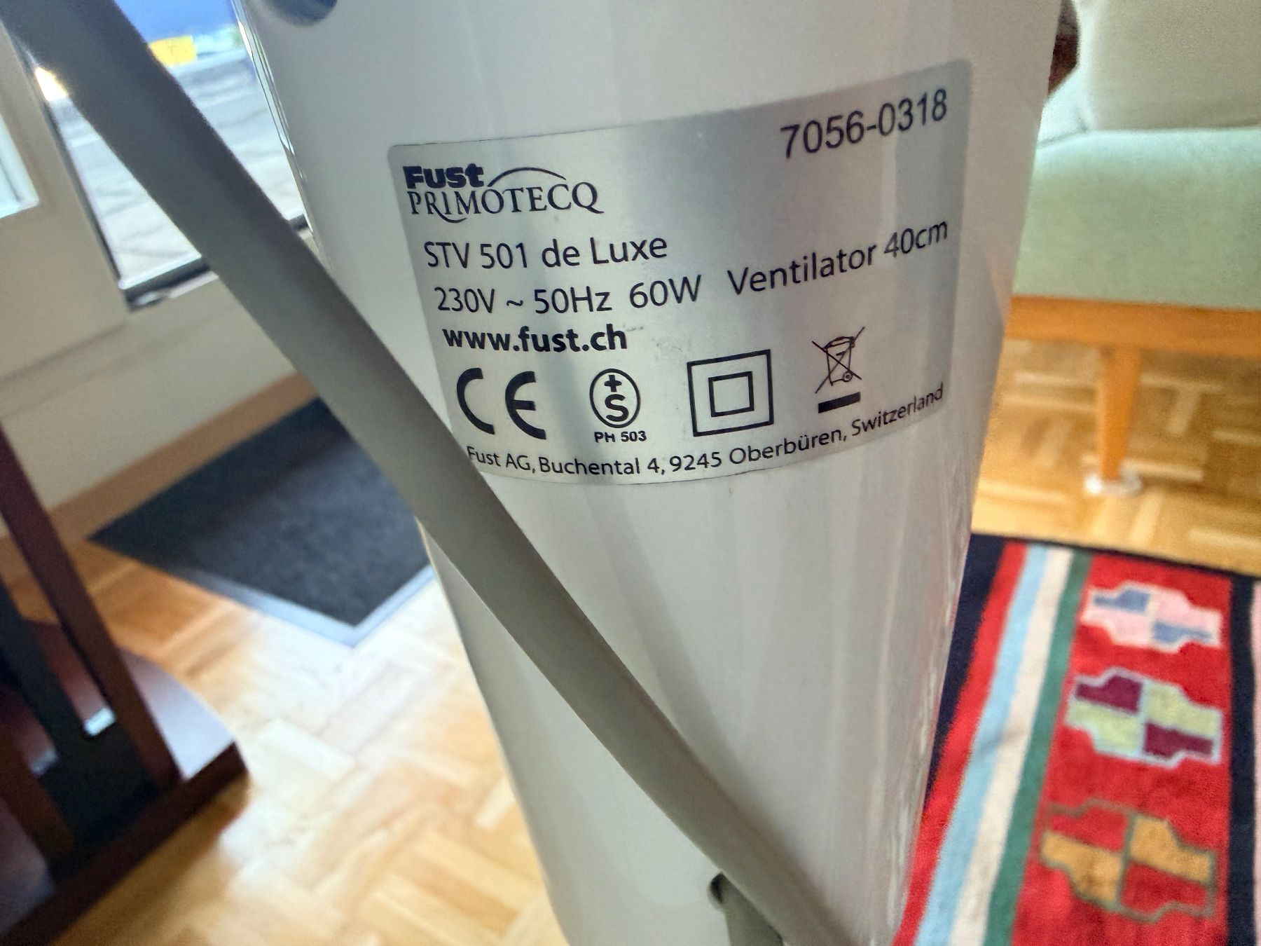 Primotecq Ventilatoren: Ventilateur rotatif Primotec – Gebraucht aus Grand-Lancy von phi_6mbf 1