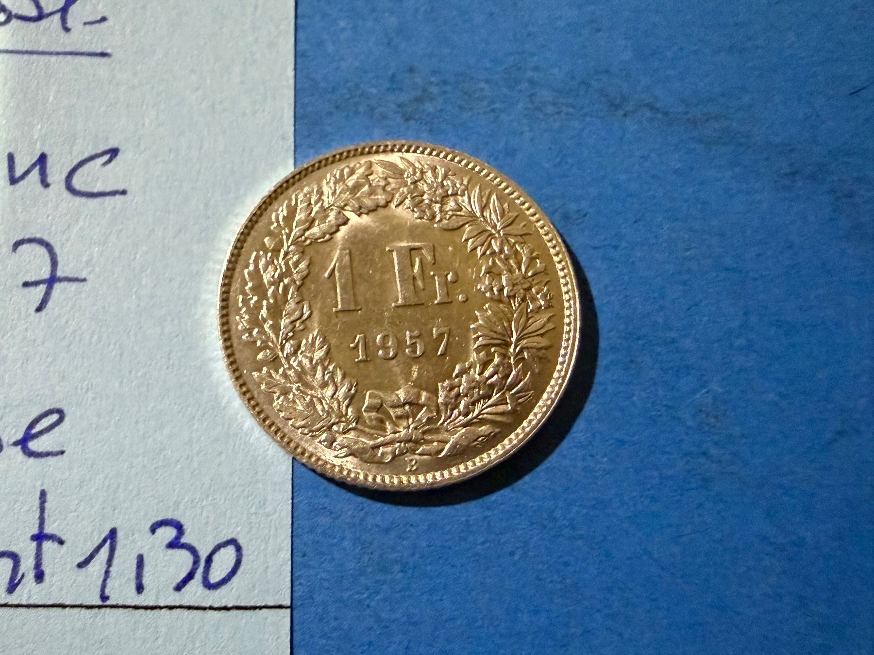 Alle Münzen: SUISSE : 1 FRANC 1957 - SUPERBE – Gebraucht aus genève von GEnumist 1