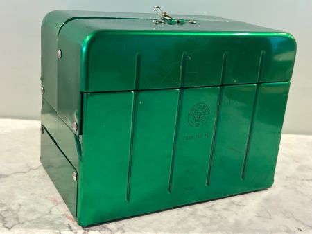Vintage Metallbox Resisto Karteikasten Schedario