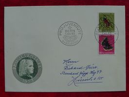 1953: Z41 Ersttagsbrief mit Zentrums-Vollstempel: Kat: 110.-