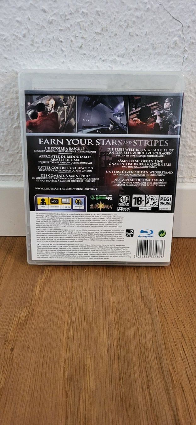 Sony Spiele: PS 3 - Turning Point Fall of Liberty – Gebraucht aus Münsingen von DigitaleSpielecke 1