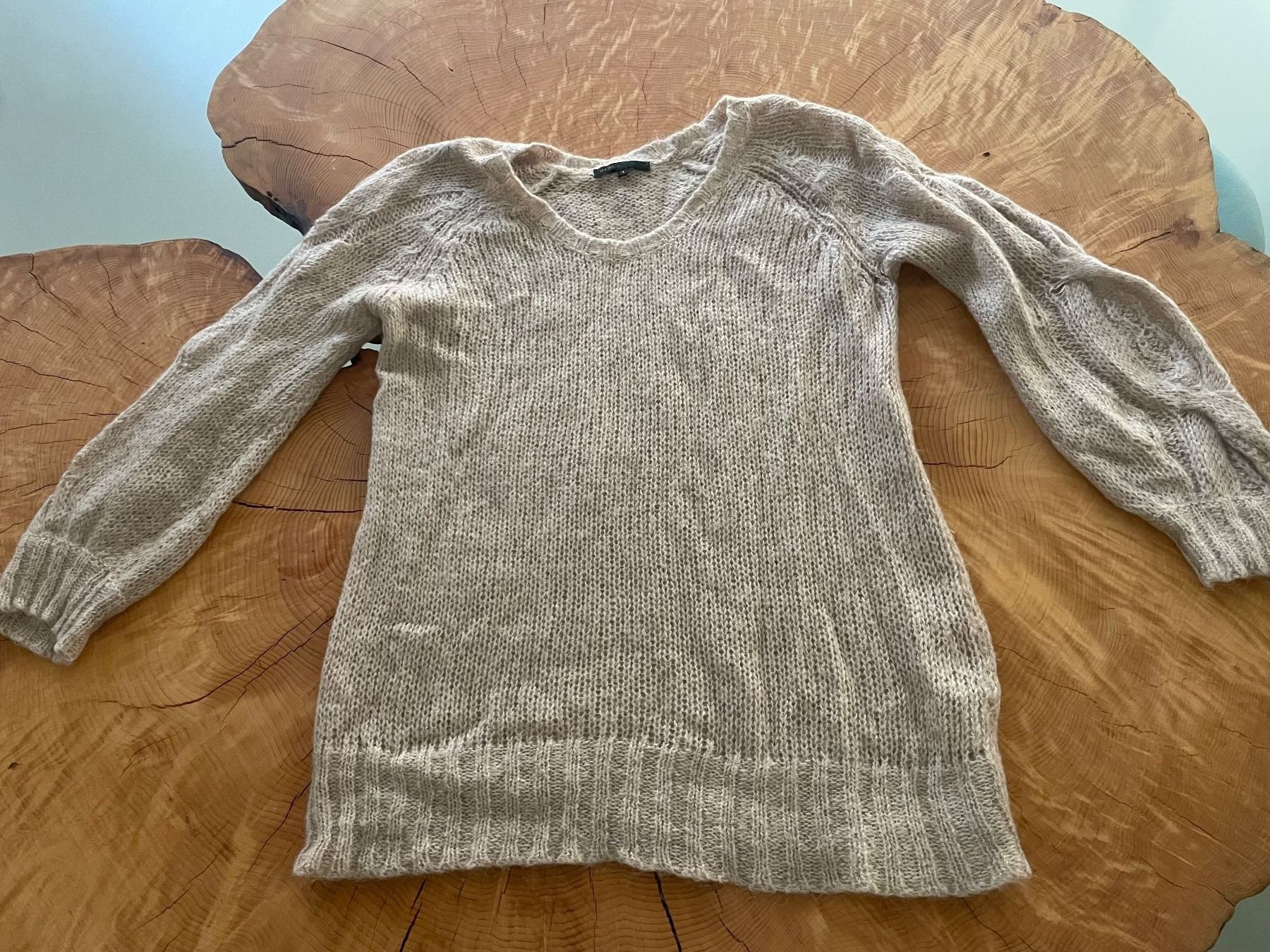 Maje Maglioni & Felpe: Grobstrickpullover MAJE  Gr. M /Pull long grosse maille MAJE – Usato da Zürich venduto da AnnaSa 4