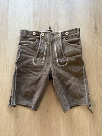 Lederhose Tracht Oktoberfest München braun, Grösse 50