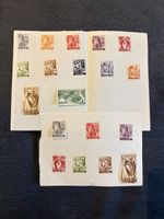 Timbres Saar variété de valeurs état 