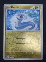 Pokemon Dratini Karte  147/165 Reverse Holo 2023 🇩🇪🇩🇪