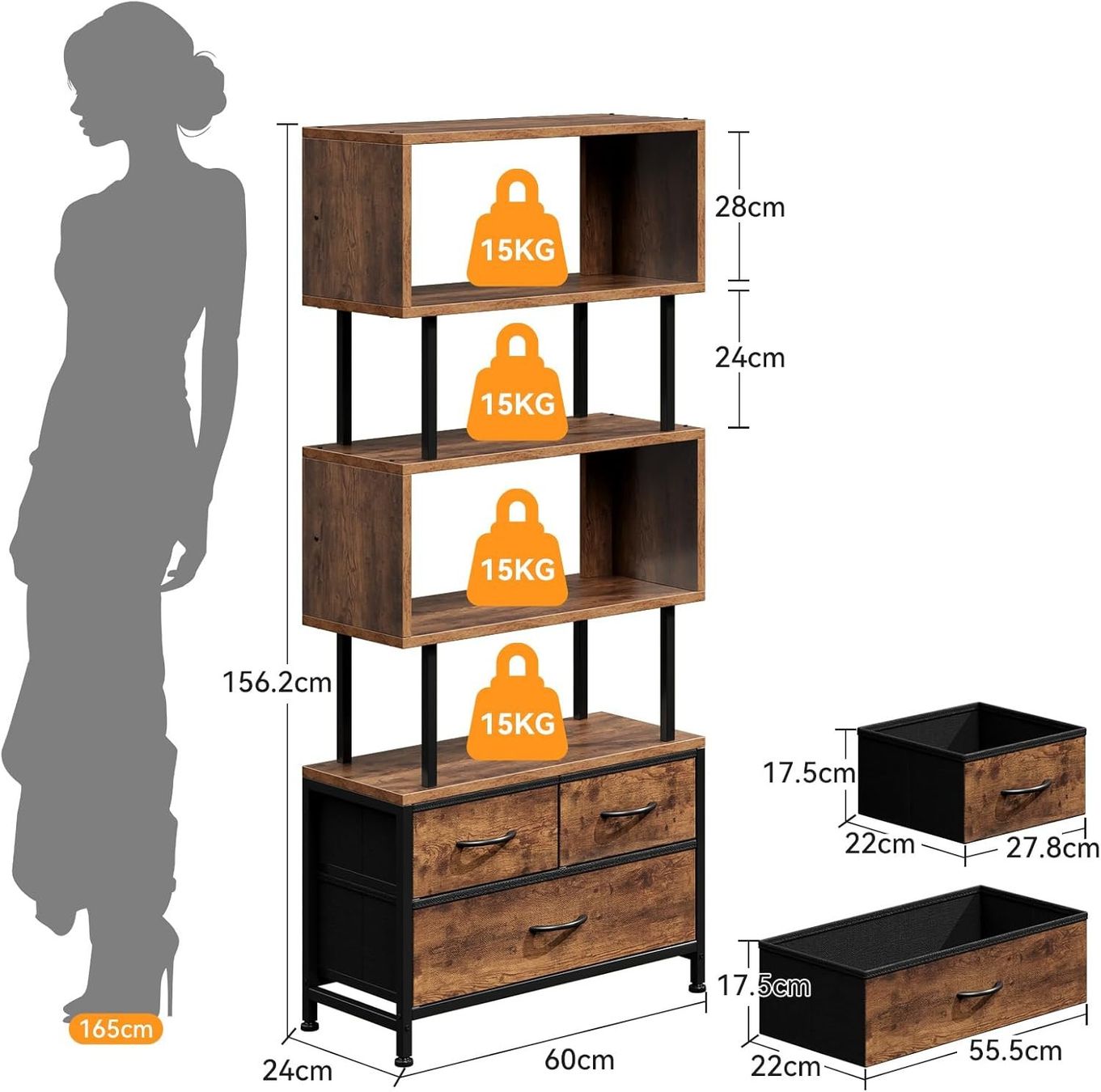 Scaffali: Bücherregal, Standregal – Nuovo (secondo la descrizione) da Sins venduto da Taschending 2