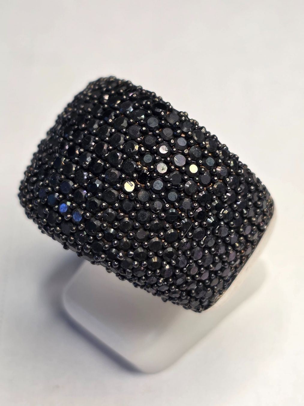 Bagues: Schwarzer Spinel Silber Fingerring – Neuf (Voir description) à Zürich par benedikt12 8