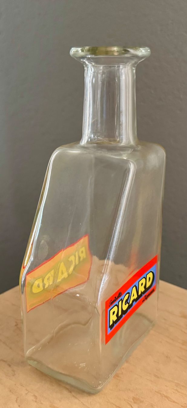 Ricard Caraffe: Alte RICARD Karaffe Glasflasche Wasserflasche Karaffe Glas – Usato da Rothrist venduto da Luckywinner 2