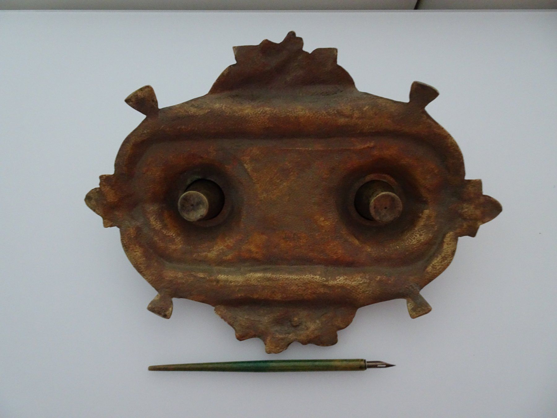 Altro in Antiquarato & Arte: antikes 2er Tintenfass Messing um 1880 – Usato da Vitznau venduto da Mina60 5