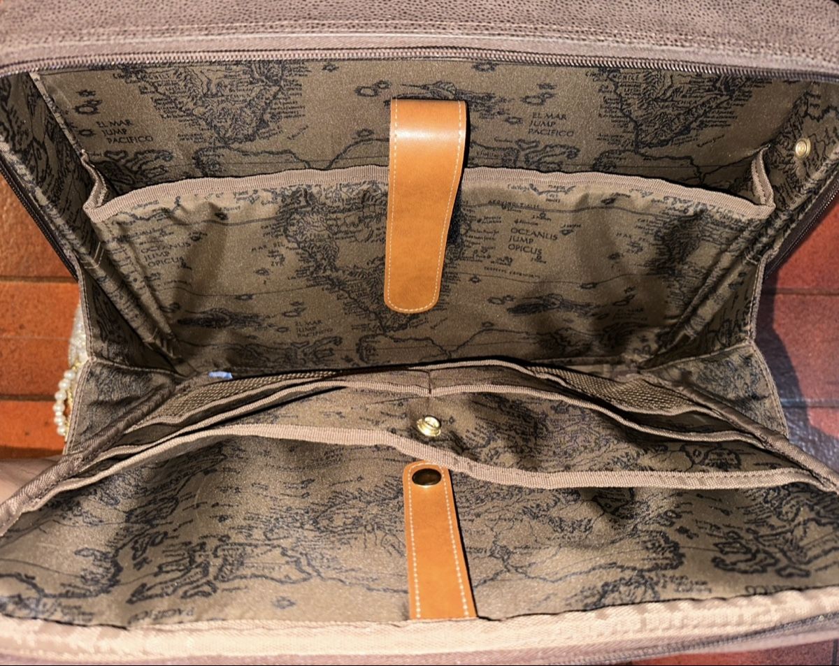 Valigie: Rollkoffer, braun, Leder, elegant – Usato da Zollikon venduto da into-the-west 1