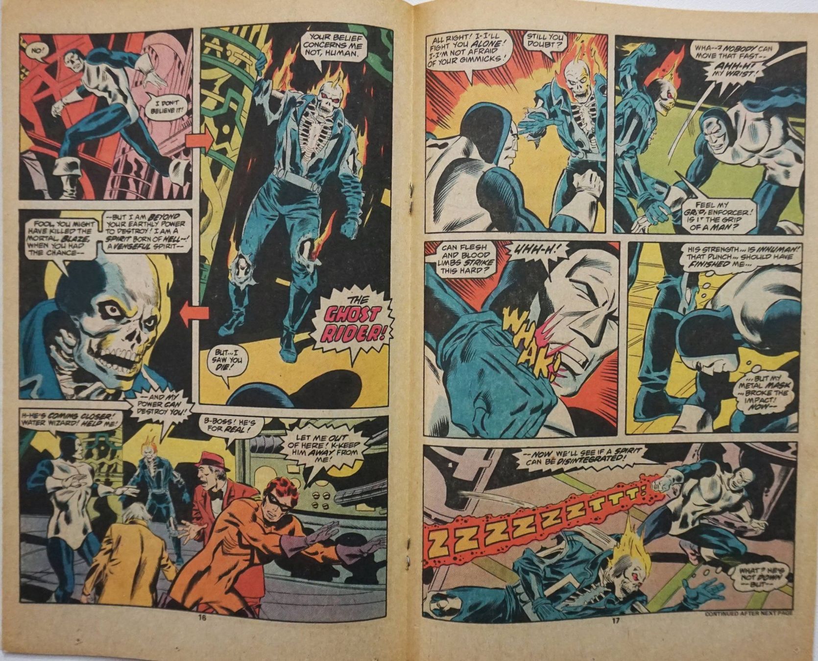 Comics: GHOST RIDER #24 SHOWDOWN VS. THE ENFORCER MARVEL 1977 – Gebraucht aus Lugano von YouWantUS 2