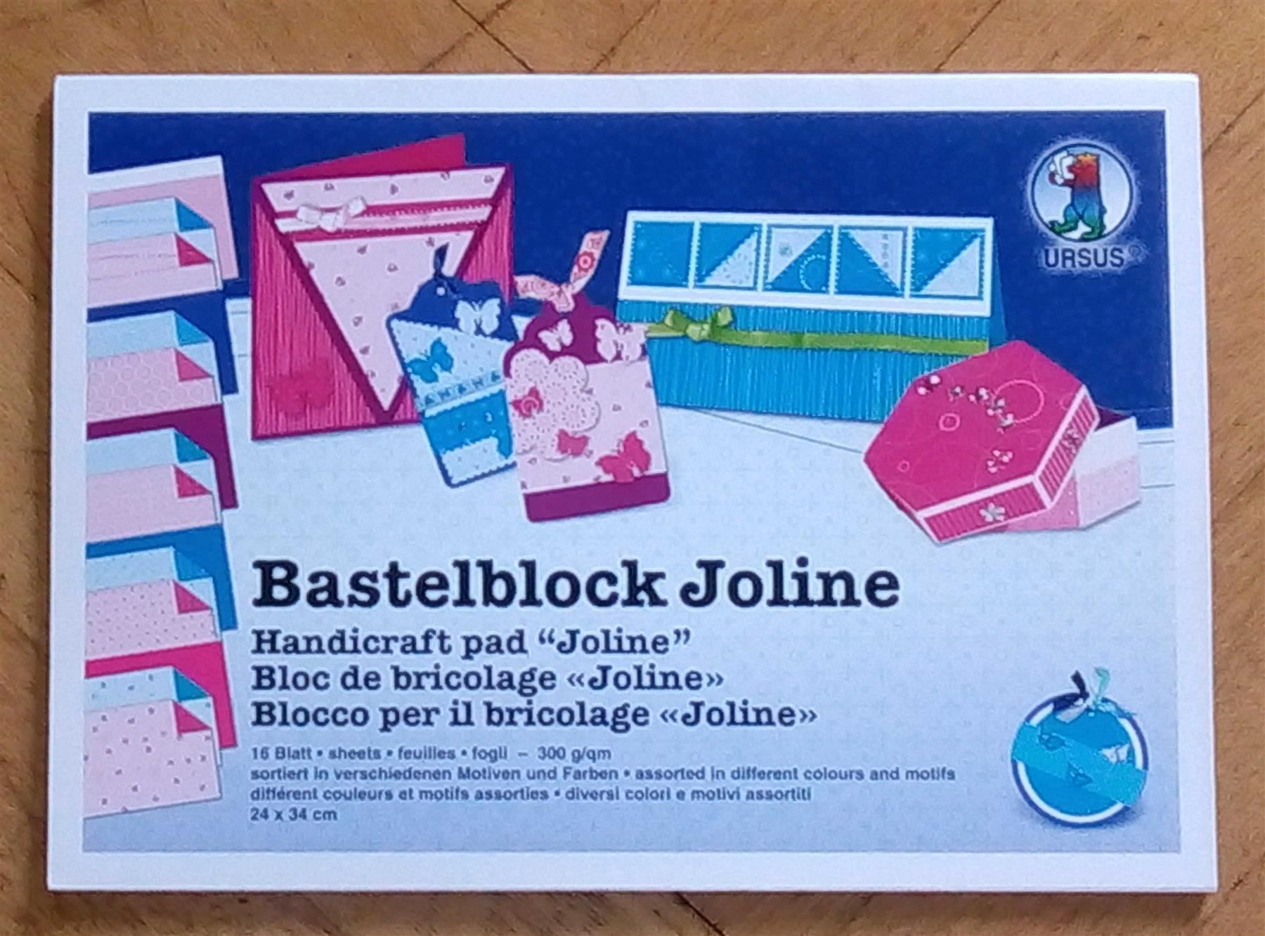 Papiere: Bastelblock / Scrapbooking "Joline" 300 g/qm – Neu (gemäss Beschreibung) aus Effretikon von lenalisa63