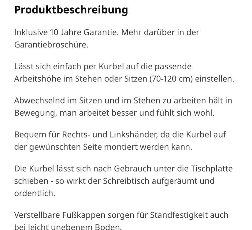 Scrivanie: MITTZON Schreibtisch, weiß, 160x80 cm – Usato da Meggen venduto da AuDa17 7
