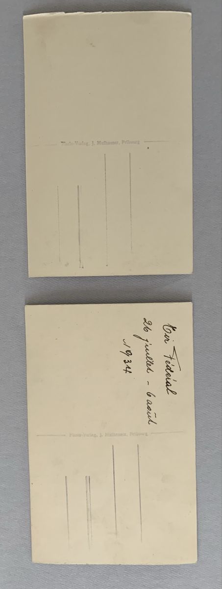 Cartoline postali: Ansichtskarten Schweiz - Roter Turm und Rathaus, Freiburg – Usato da Düdingen venduto da polytropon_5 3