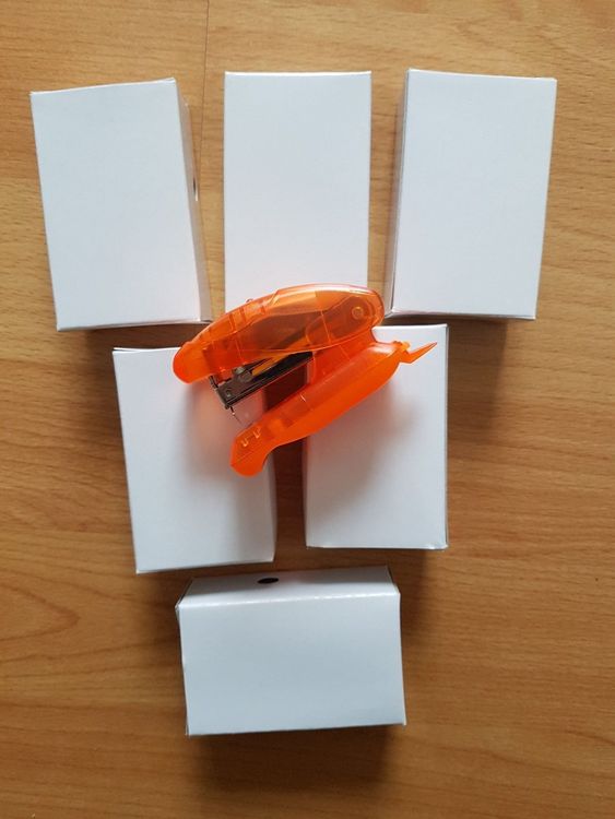 6 Stk. Mini Tacker orange ab 1Fr. NEU | Kaufen auf Ricardo