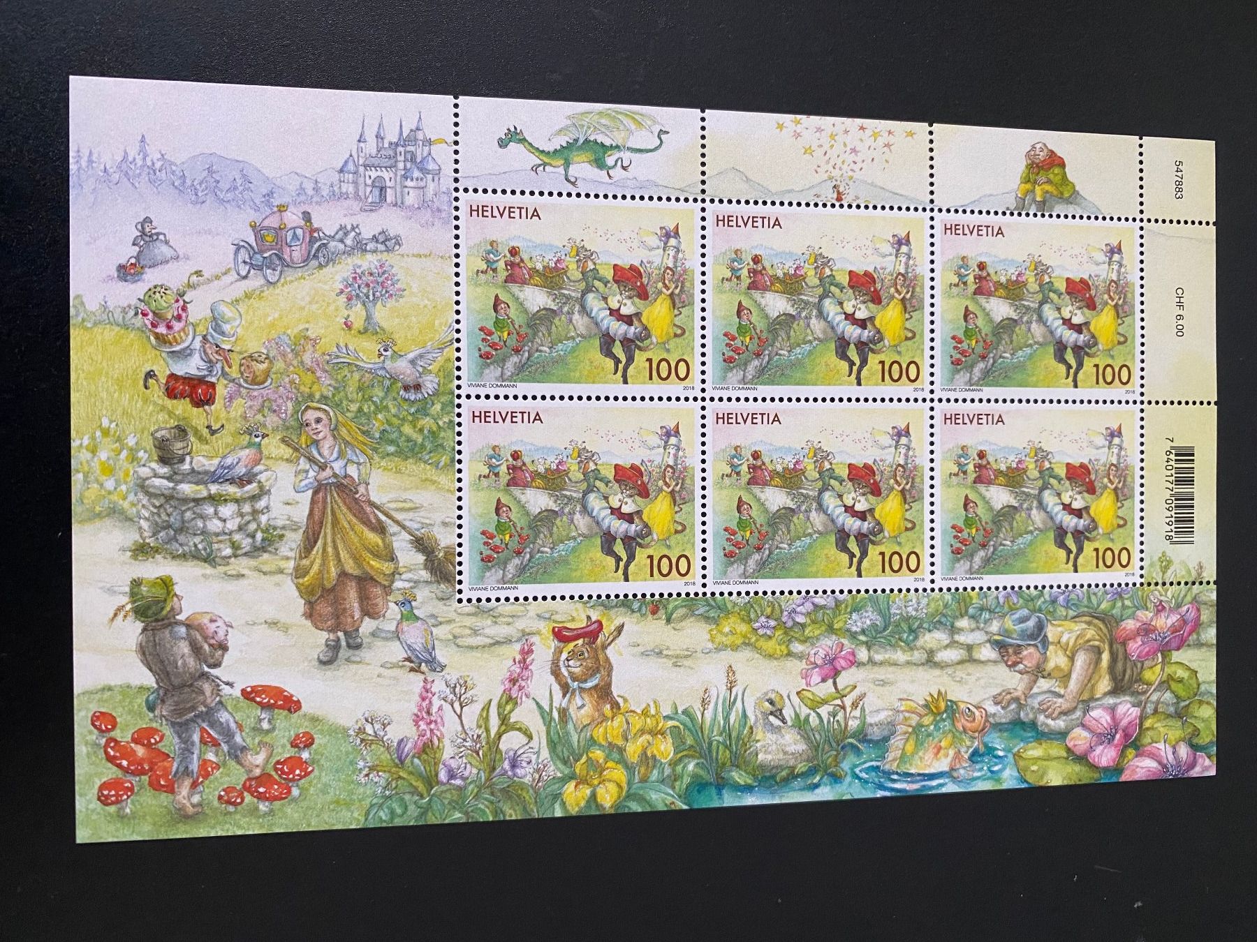 Tous les timbres: Kleinbogen 2018 Sondermarken ** Märchen " Wiese " postfrisch – Neuf (Voir description) à Niederrohrdorf par leni29