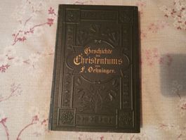 "Geschichte des Christentums" (1897) - antiquarisches Buch