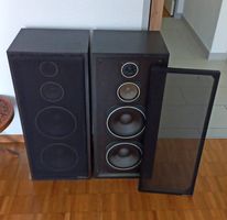 Paire de deux enceintes acoustiques bass-reflex