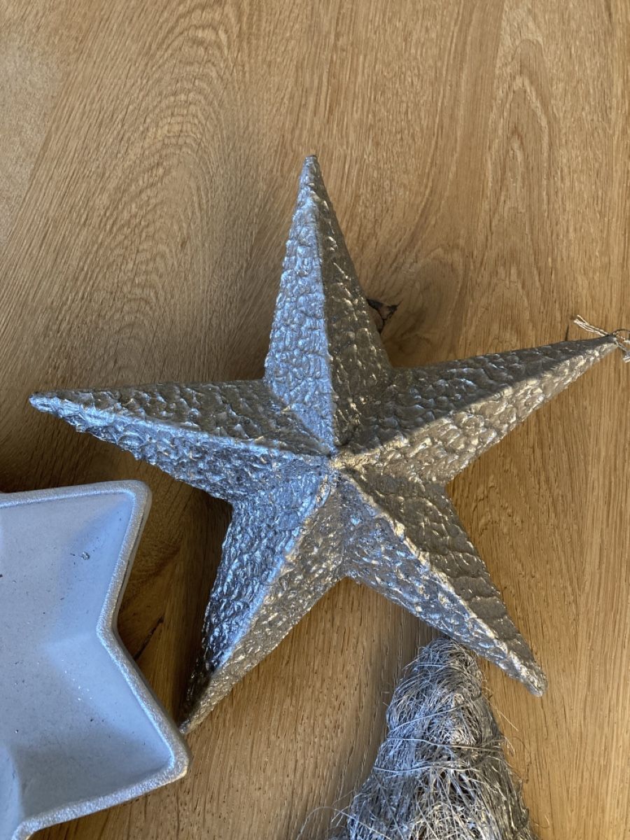 Tutte le decorazioni: Sternen Weihnachtsdeko silber – Nuovo (secondo la descrizione) da Frenkendorf venduto da silasho 3