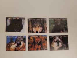 Briefmarken Wölfe ungestempelt 1998