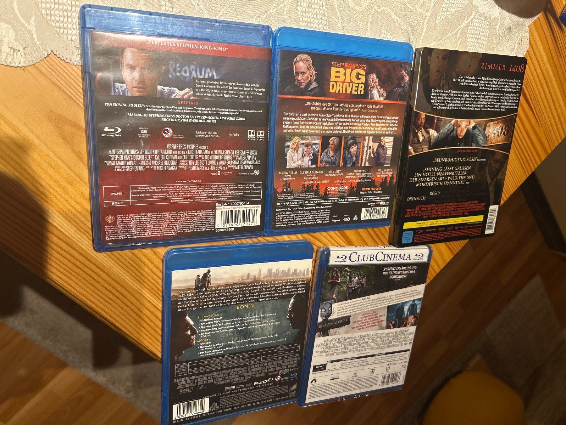 Tutti i DVDs: Stephen King Blu-ray Disc und dvd – Nuovo (secondo la descrizione) da Brunnen venduto da Liluzick 1