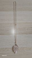 Kette mit Blatt Anhänger - rosévergoldet ..